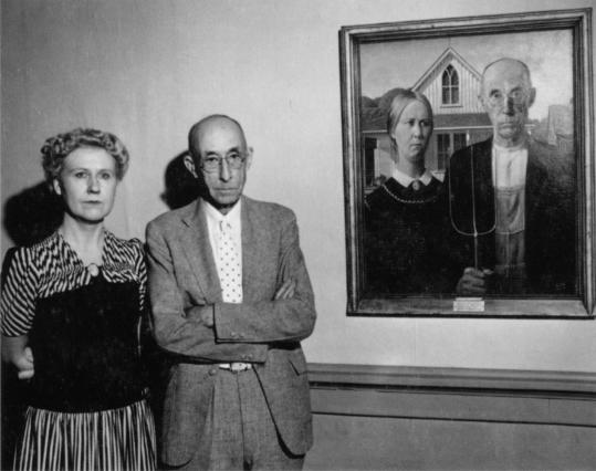 Grant Wood, American Gothic, Museum of art, archives